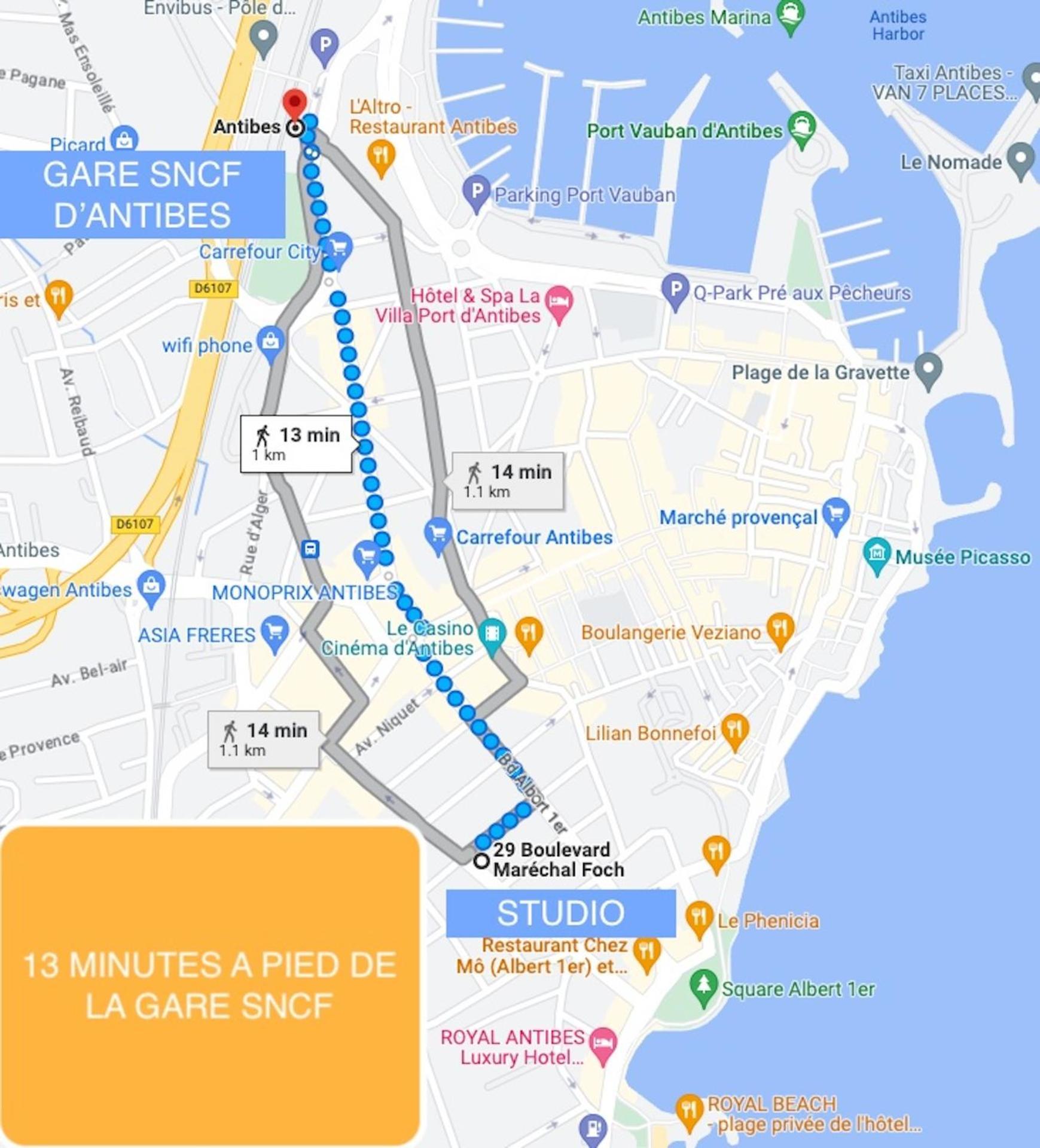 Antibes, Provence-Alpes-Côte-d'azur, Studio Extérieur photo